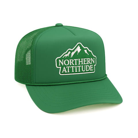 Northern Attitude Patch - Green Foam Trucker Snapback