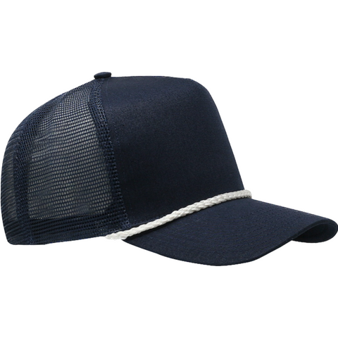 Basic Navy/White Rope Snapback