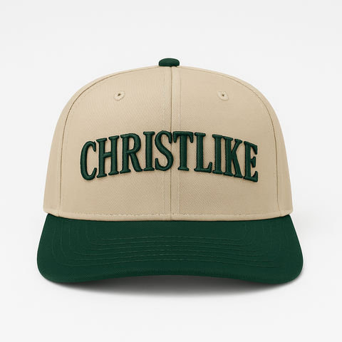 Christlike - Khaki/Pine Green Classic Snapback