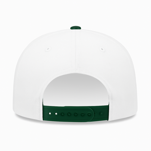 Life To The Full - White/Pine Green Classic Snapback