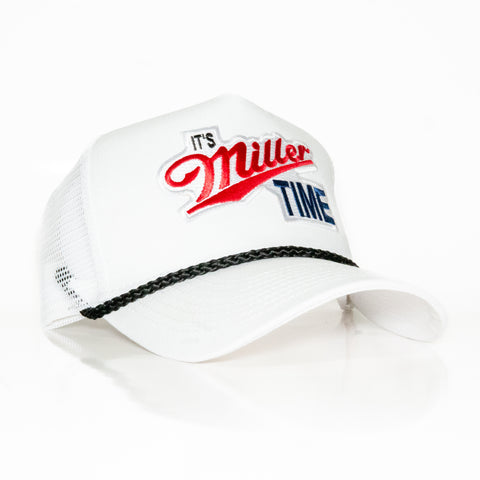 White/Black Rope Snapback