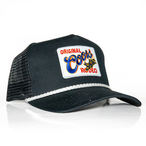 Black/White Rope Snapback