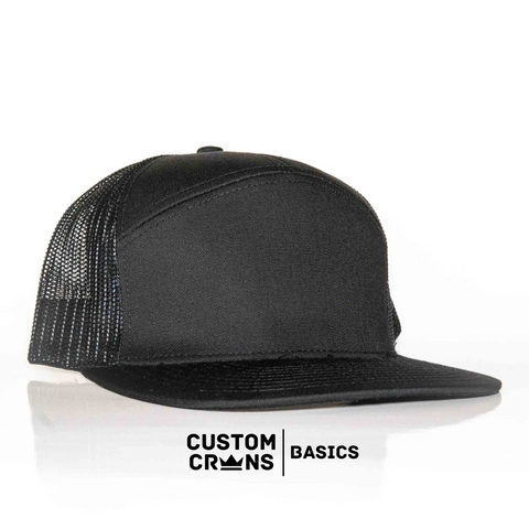 Basic Black Trucker Snapback