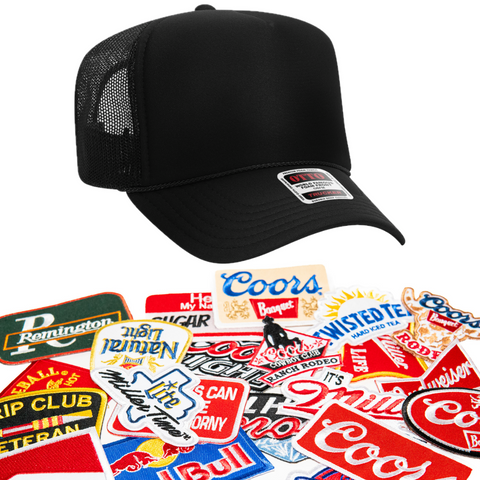 Black Foam Trucker Snapback