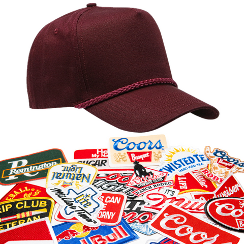 Maroon Rope Snapback