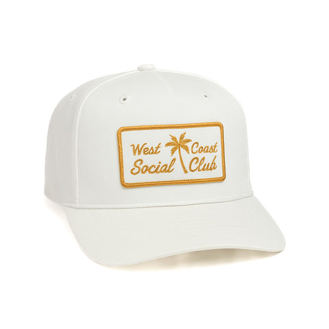West Coast Patch - White Classic Snapback