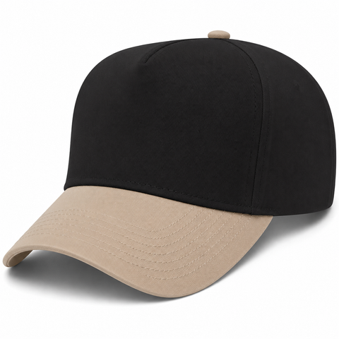 Black/Khaki OTTO Baseball Snapback Hat