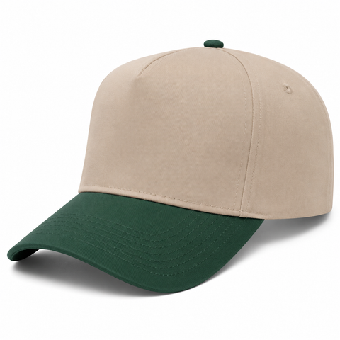 Khaki/Pine Green OTTO Baseball Snapback Hat