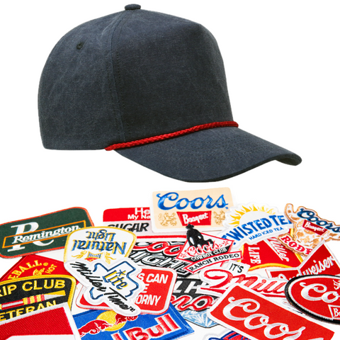 Vintage Indigo/Red Rope Snapback