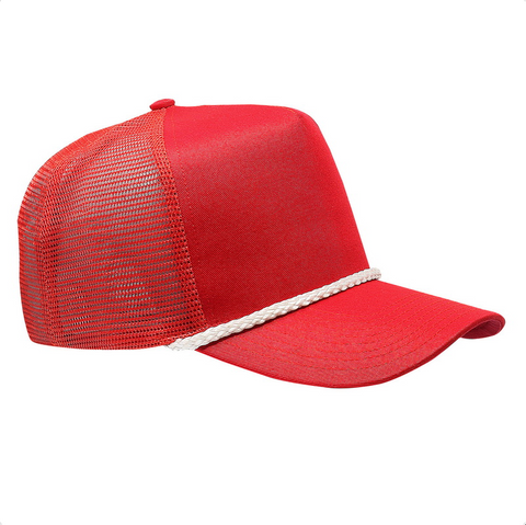 Basic Red/White Rope Snapback