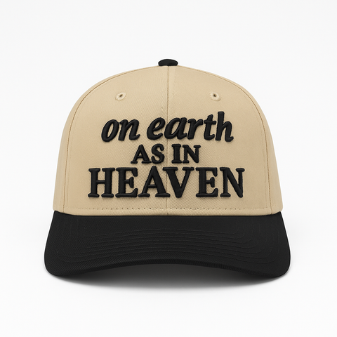 On Earth As In Heaven - Khaki/Black Classic Snapback