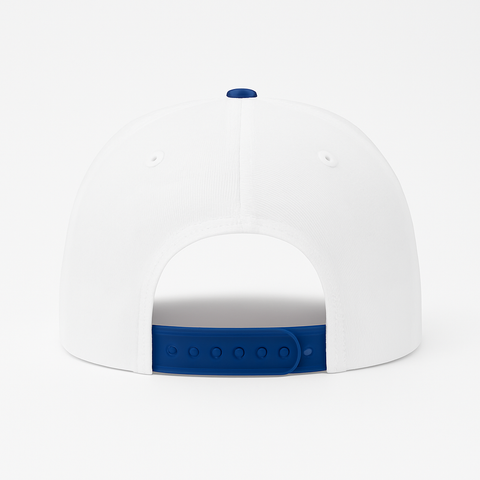 Revival - White/Royal Blue Classic Snapback